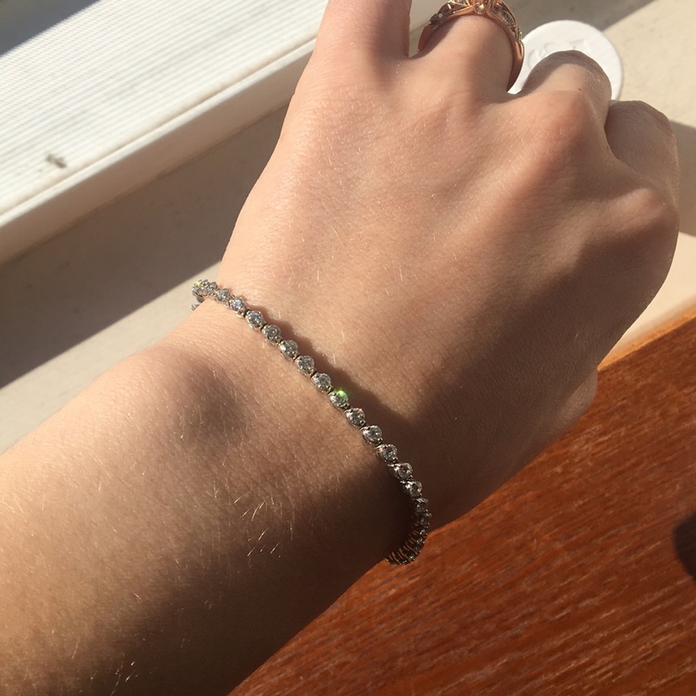 14k tennis bracelet
